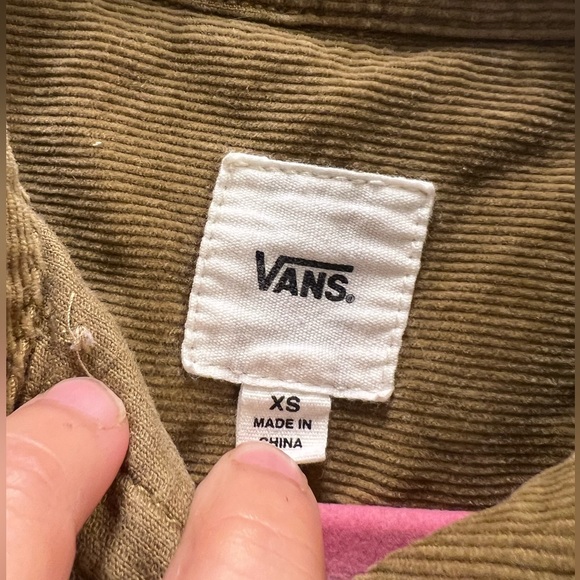 Vans Overtime Rose Corduroy Button Up Shirt - Picture 8 of 8